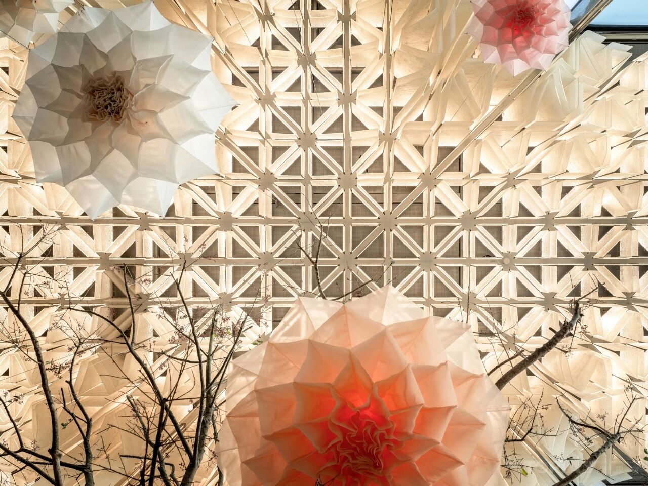 新作 DIA —— 写意山水 · 落日熔金「北京·华润置地 臻澐四季花厅 Urban luxury natural art」丨中国北京丨GAD吴轩-44