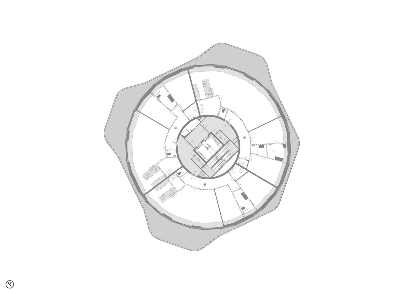 荷兰曼哈顿城市住宅大楼丨Kern Architecten-40