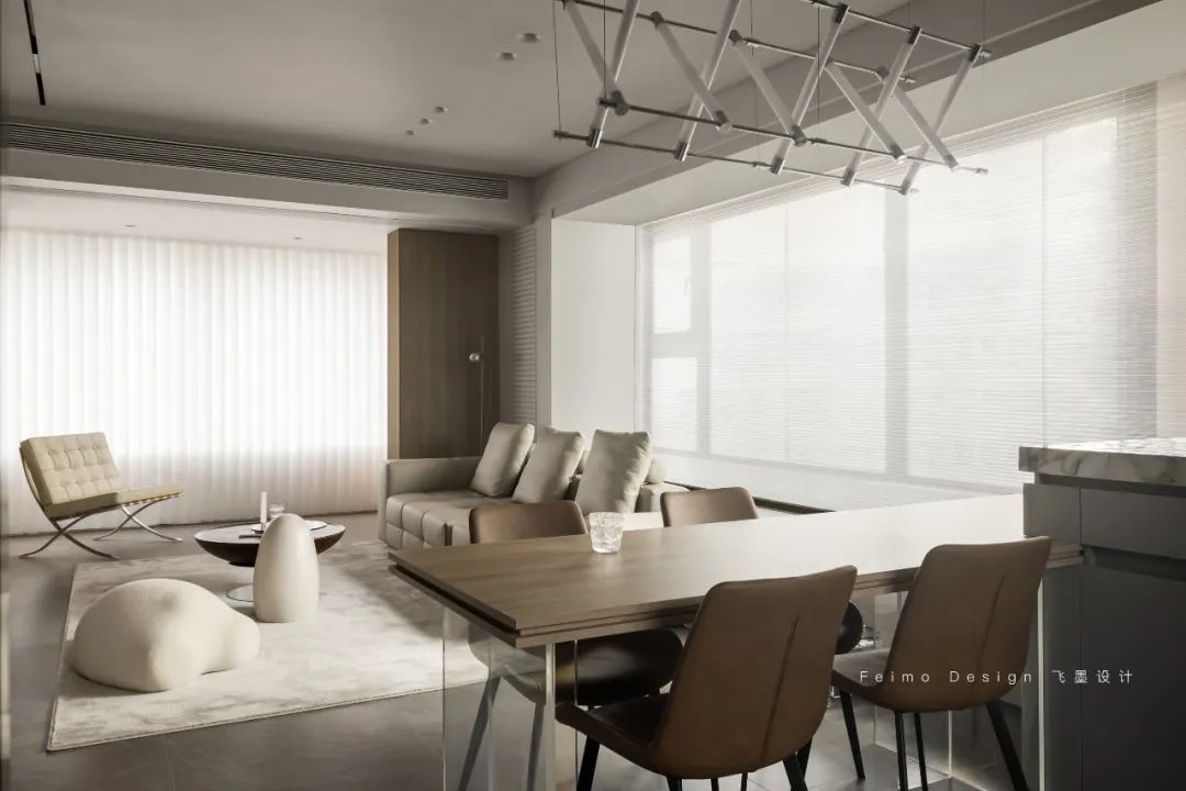 合肥 133㎡现代风家居设计丨中国合肥丨飞墨设计组-23