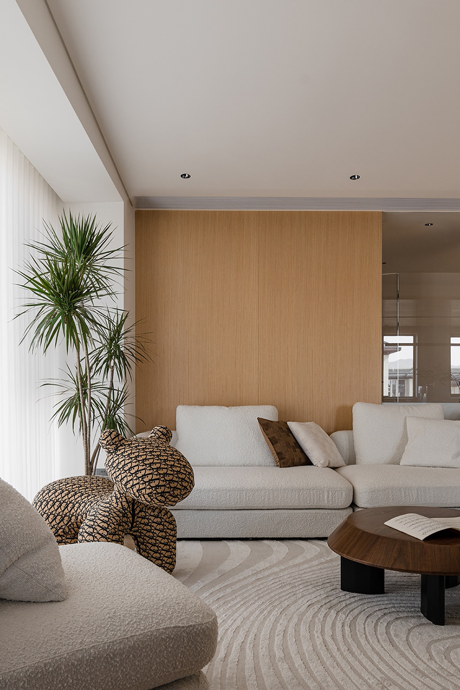 暖色原木风 · 义乌蒲荷花苑住宅设计-6