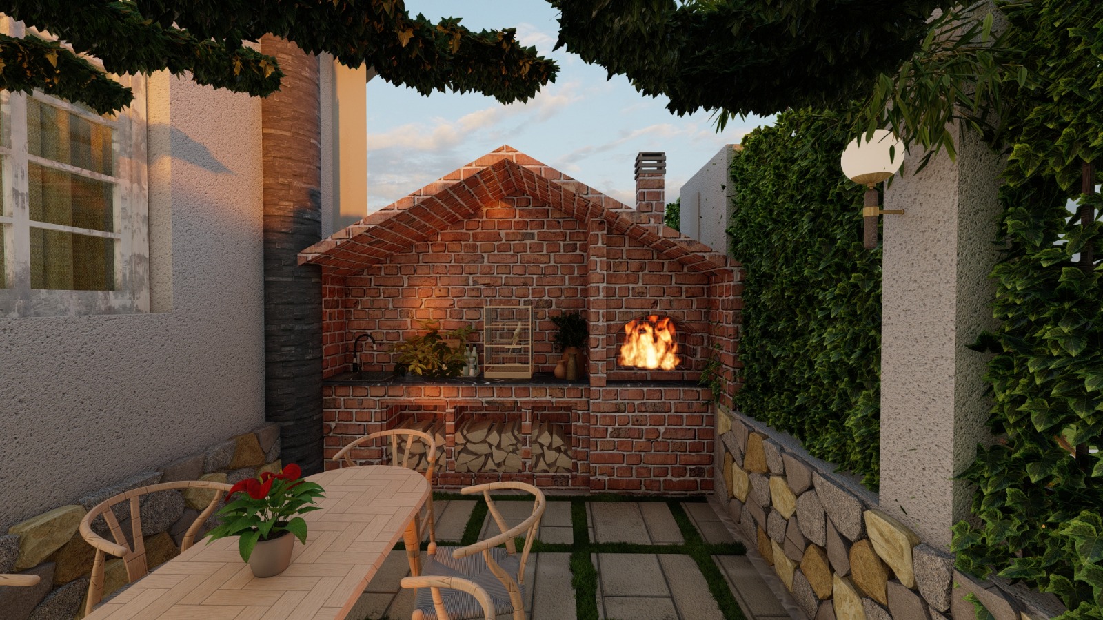 El Shorouk City私人别墅花园设计丨Cordoba Engineering & Construction-20