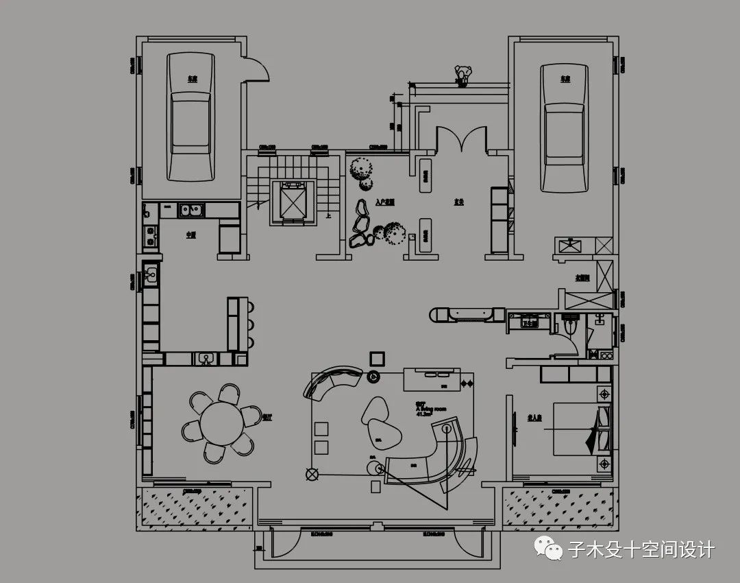 抚顺万科法式浪漫空间丨中国抚顺丨子木殳十空间设计-69