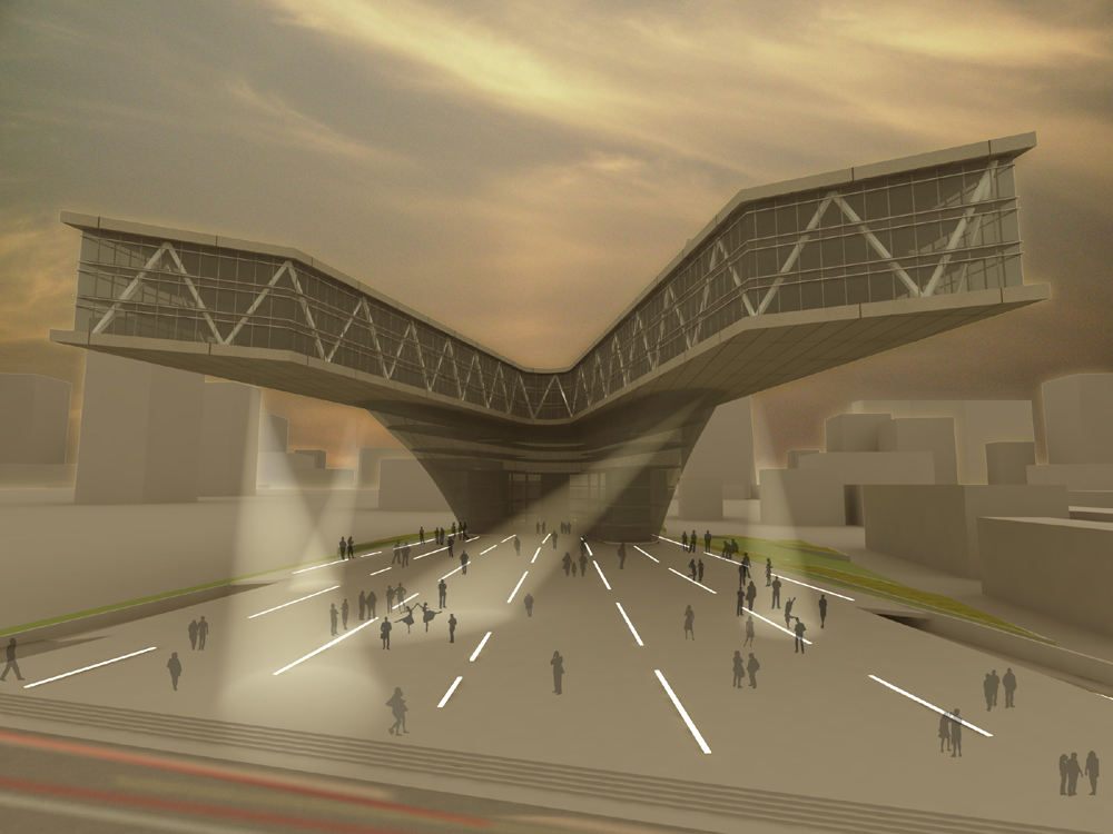 北京国贸 CBD 的动态翼展——Oli Mahmud Architects 设计的新型文化商业综合体-10