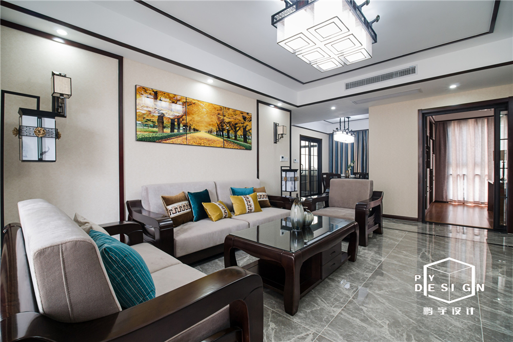 152㎡淡雅新中式 | 鹏宇设计-13