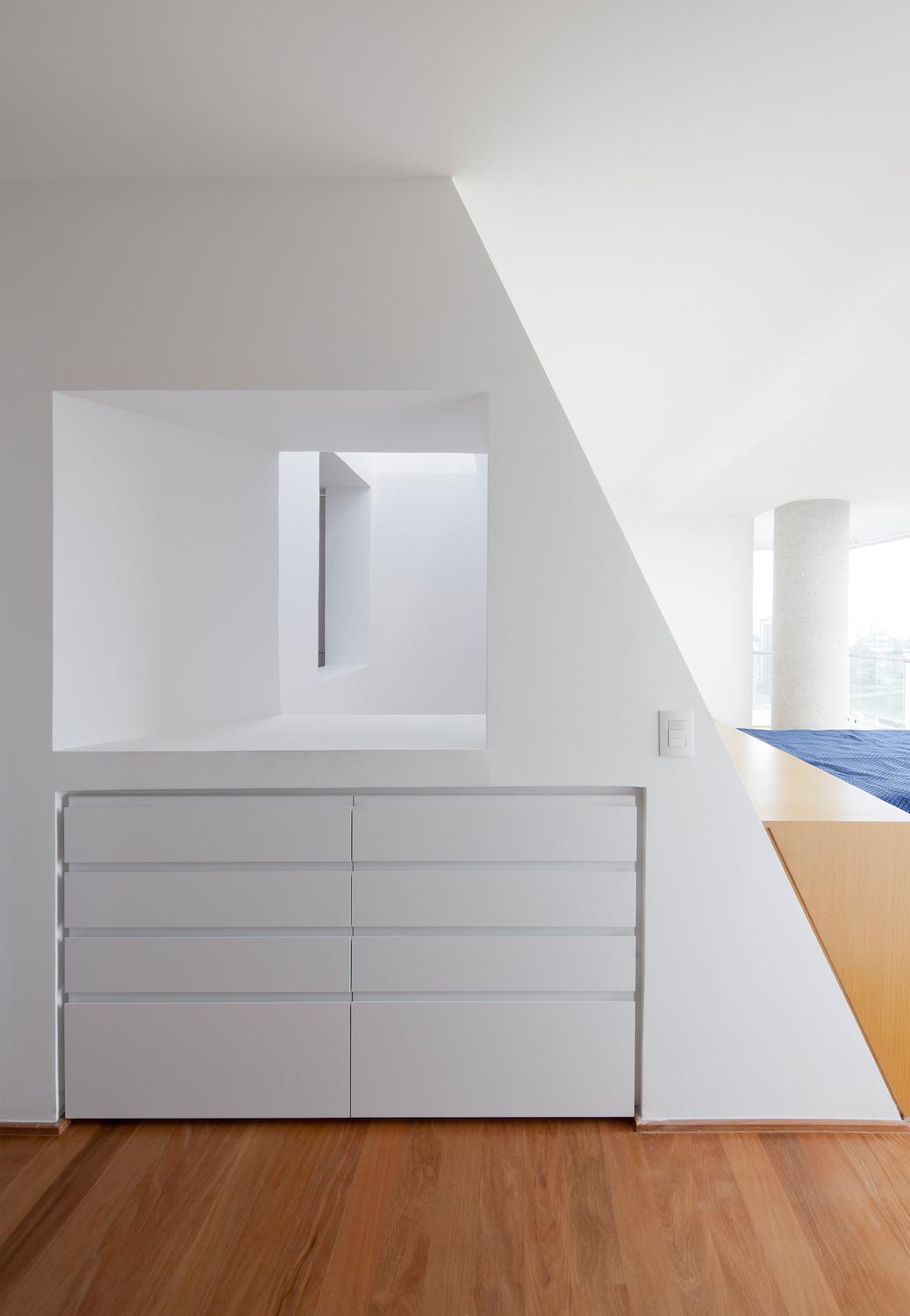 Three storey apartment where project’s main element is the great sculptural void allowing sunlight to invade into the space   Page 2 of 2   CAANdesign  Architecture and home design blog-0