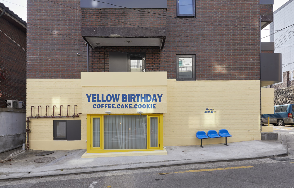 柔和色彩的 25 平米咖啡厅设计-2