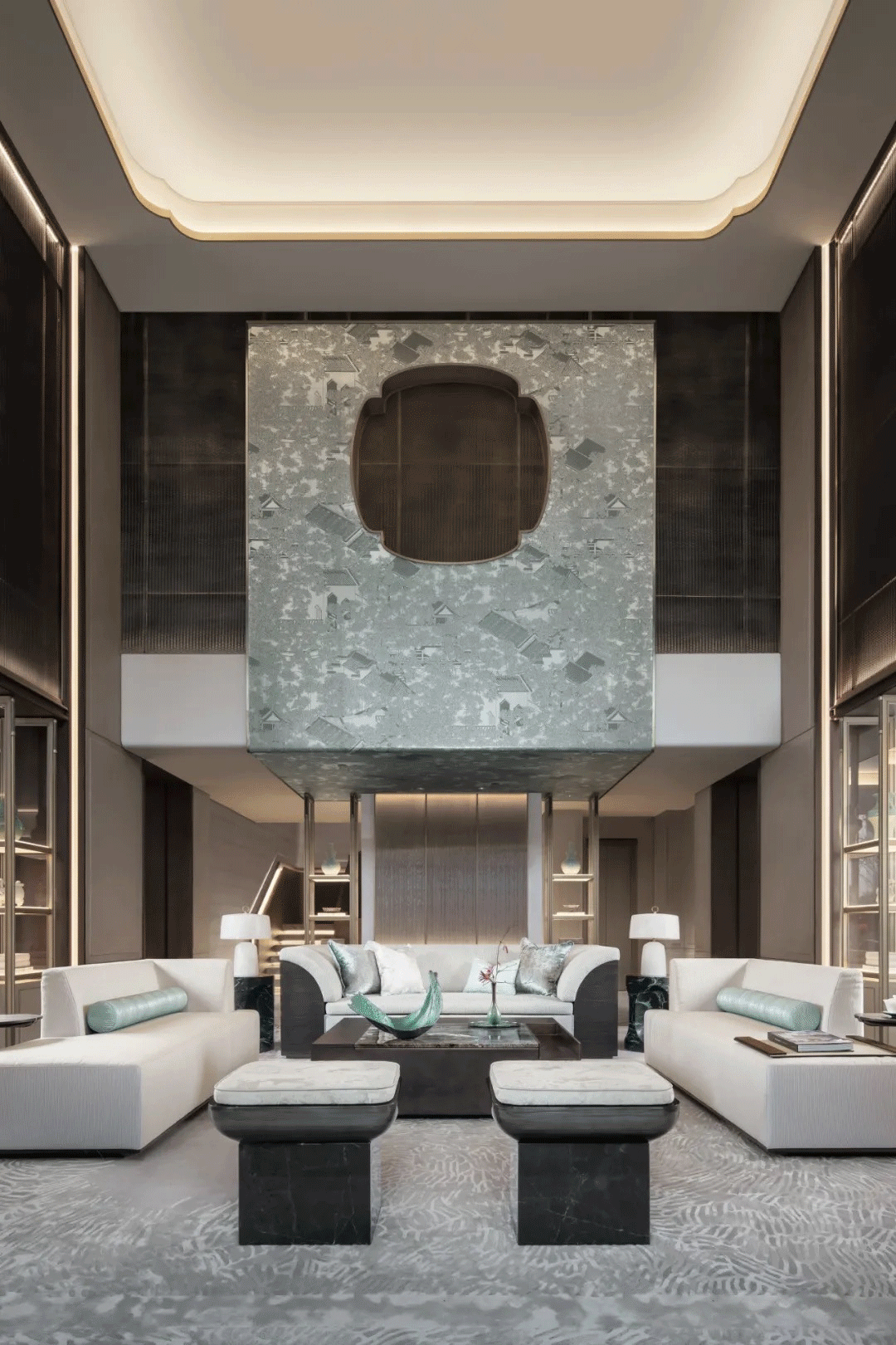 碧水红绿,戴昆中式豪宅设计-0