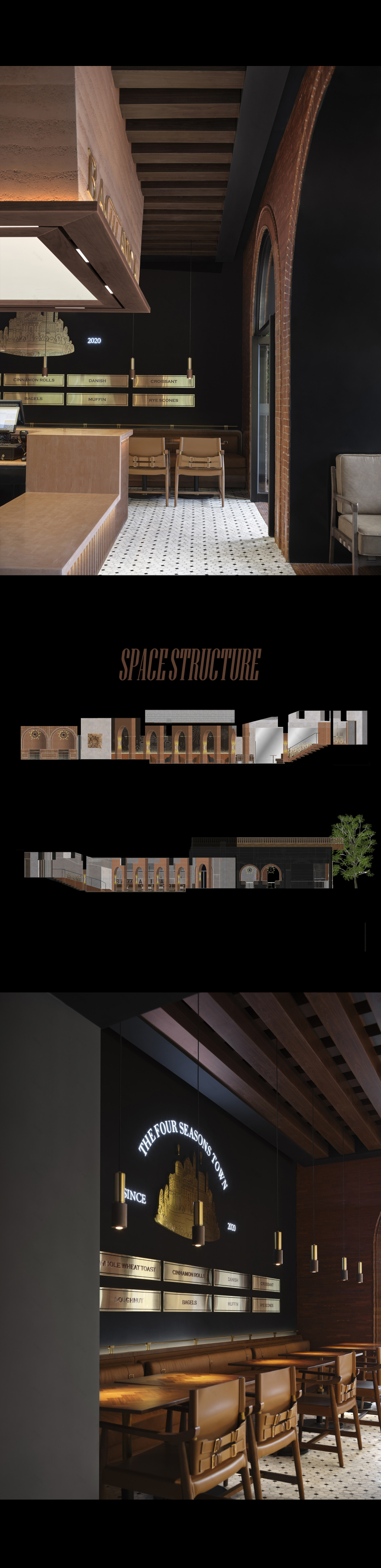 古堡庆典 · 富龙四季小镇的甜蜜烘焙空间丨BDD 布道设计-14