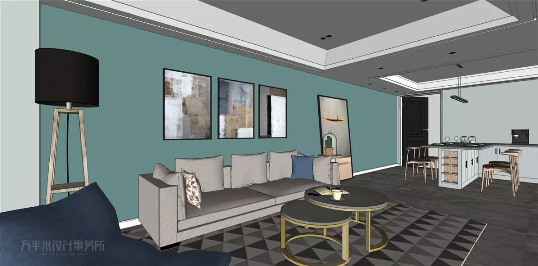 97 平现代女性公寓，紧凑空间变开阔-43