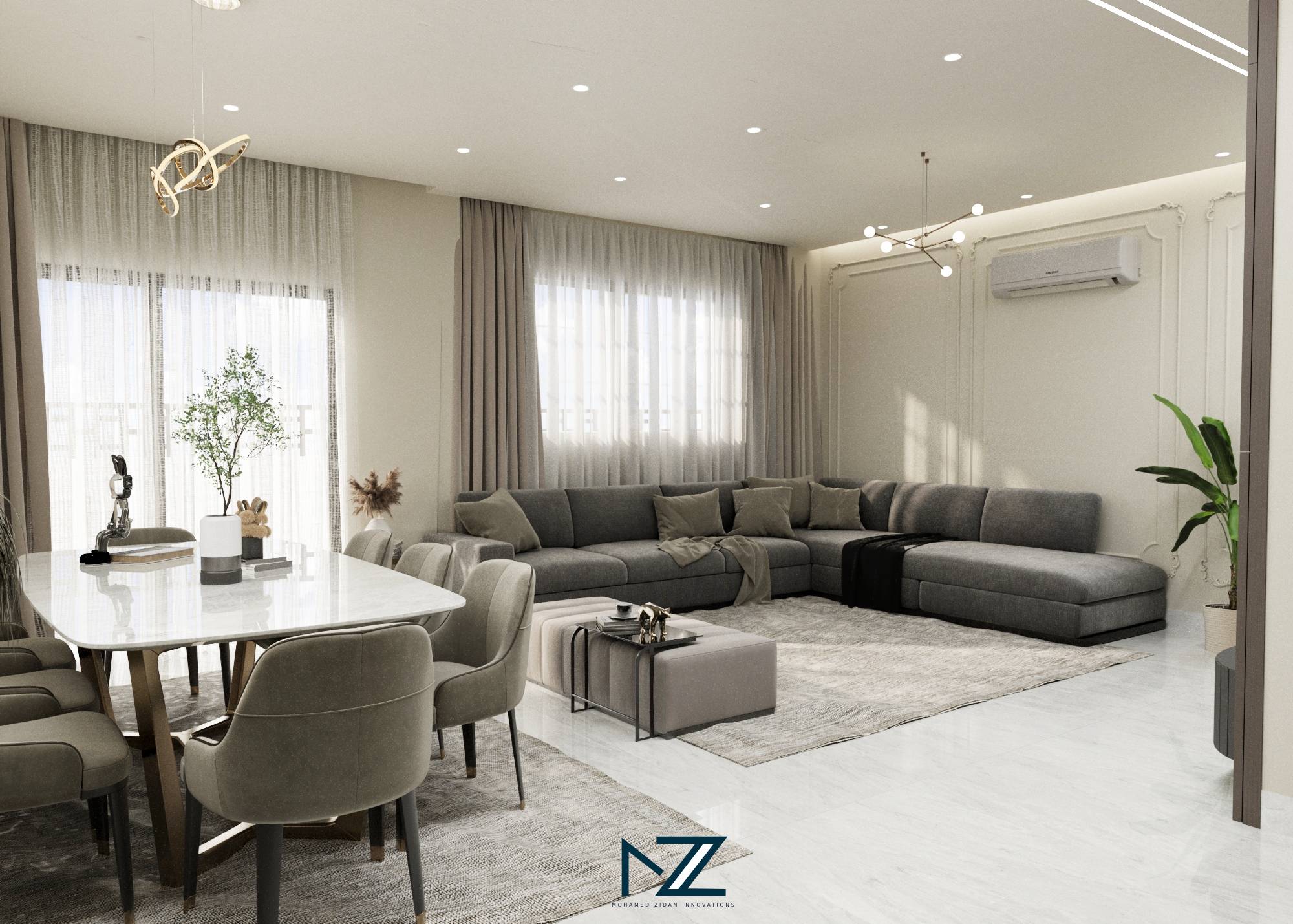 reception design with shop drawings-2