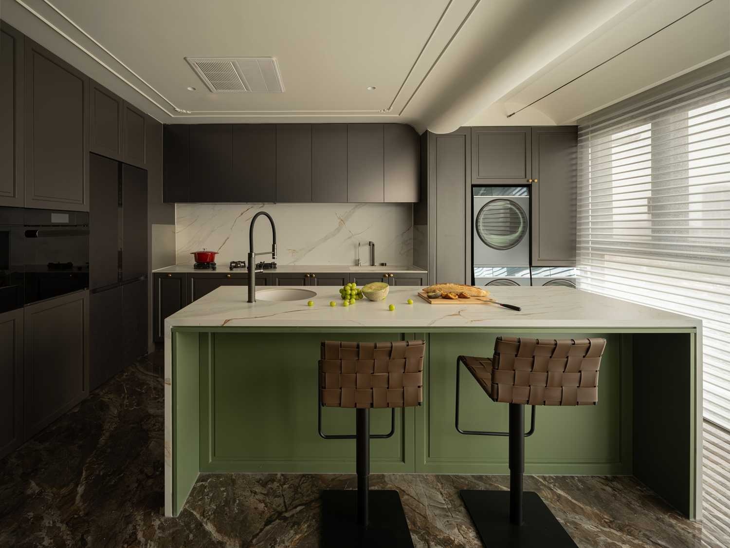 《栖羽》240㎡现代法式丨宏福樘设计-25