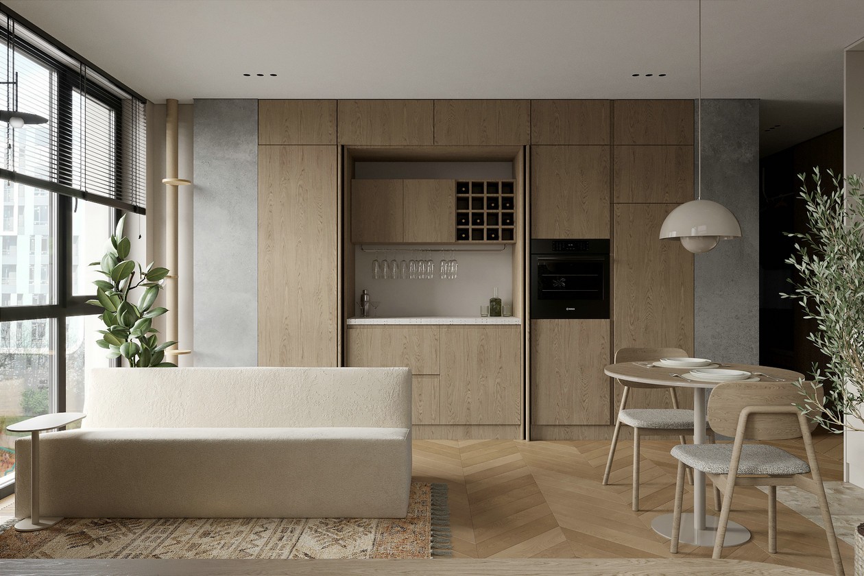 86㎡小空间公寓设计-3