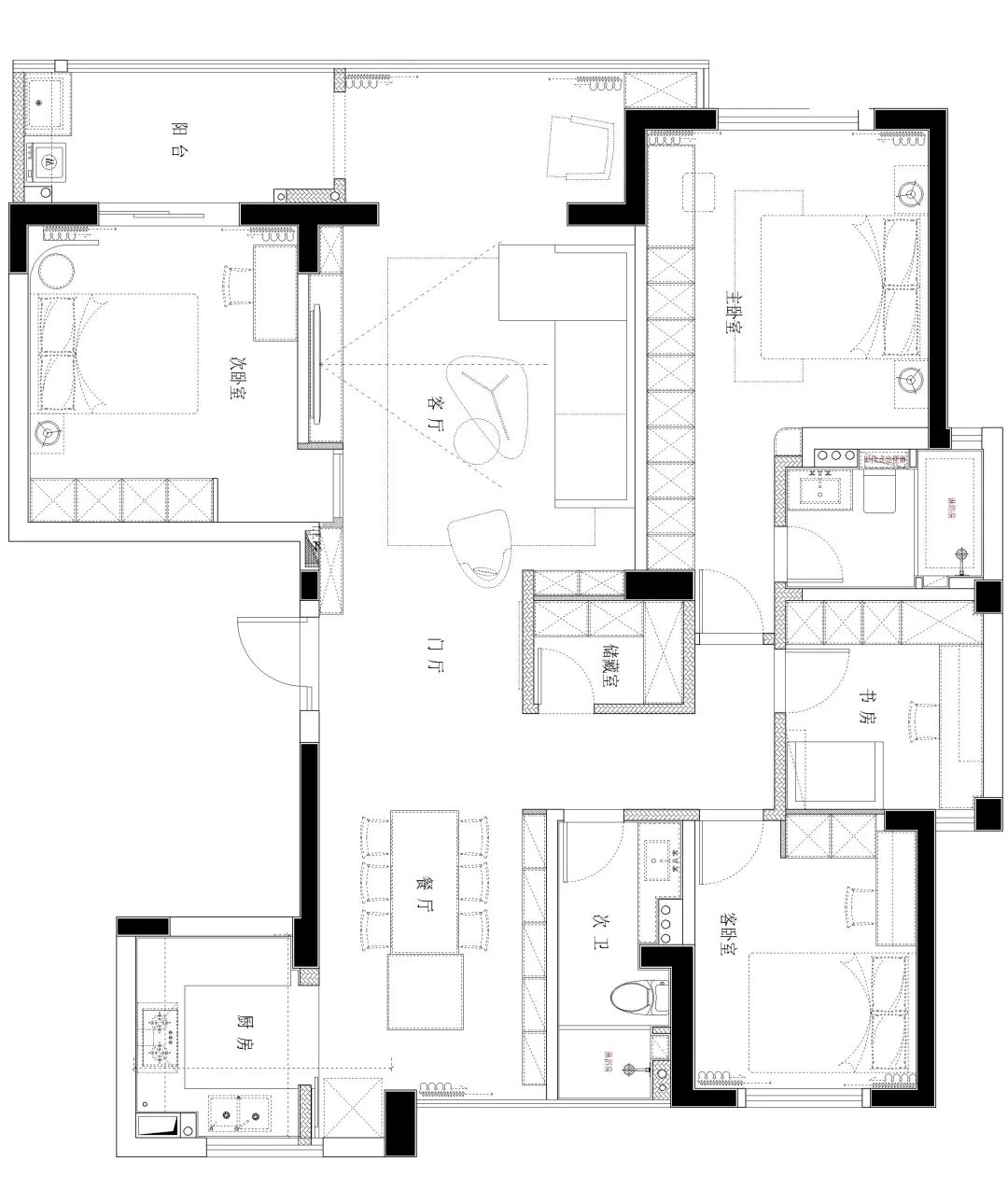 现代风格雅居,打造舒适美好家丨中国杭州丨铭品装饰-15