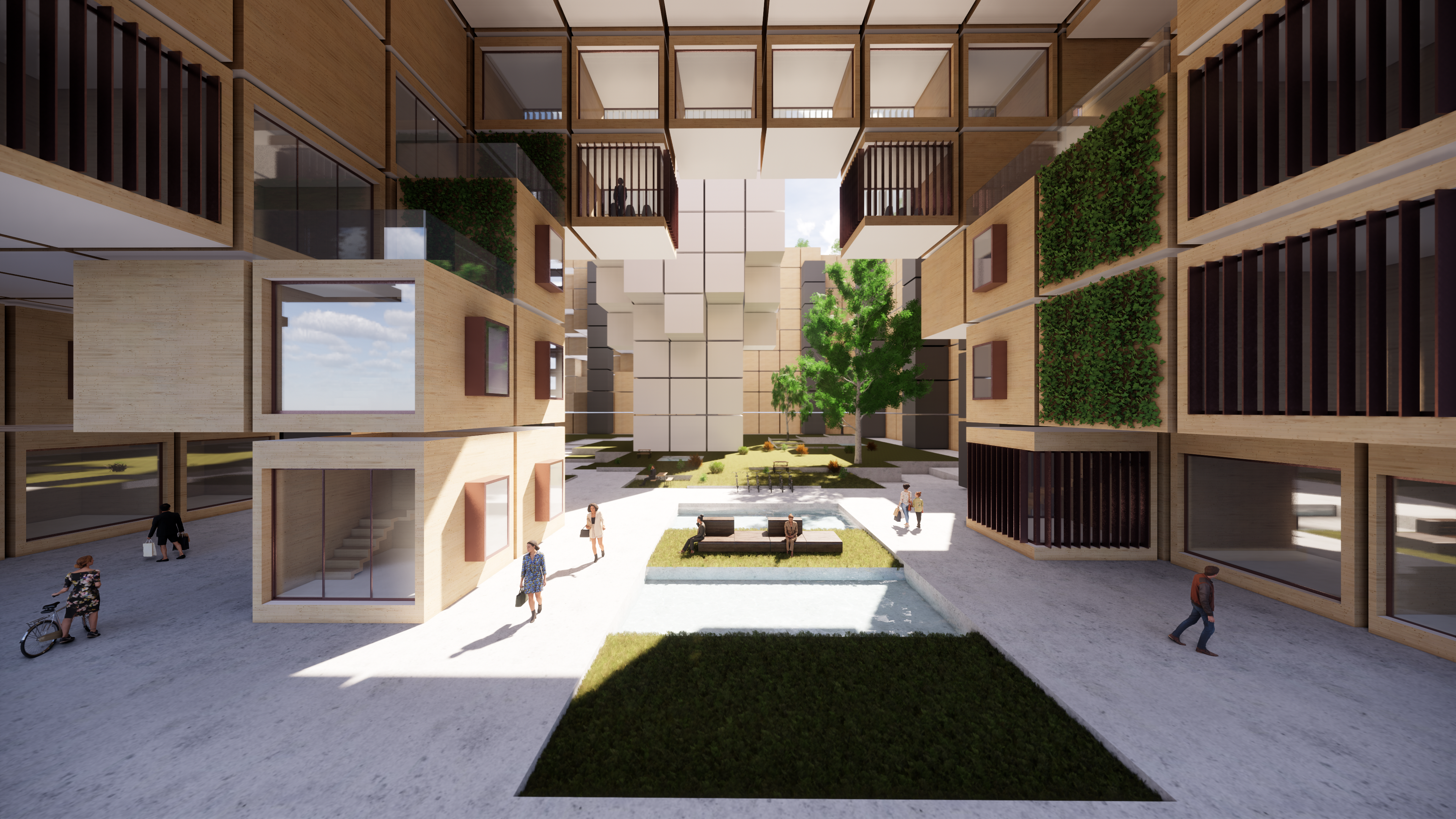 新城市结构促进公平住房丨Canopy,architecture+design-44