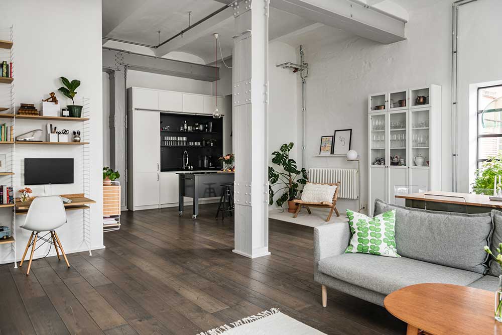 斯德哥尔摩 85 平米震撼工业风格 loft-12