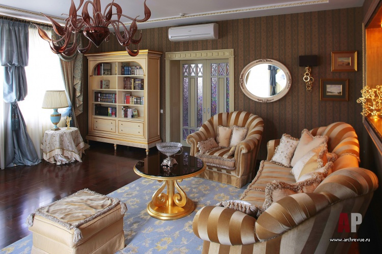 艺术风格的四层高郊区别墅室内设计丨Голев Анатолий,Горлицына Вера-11