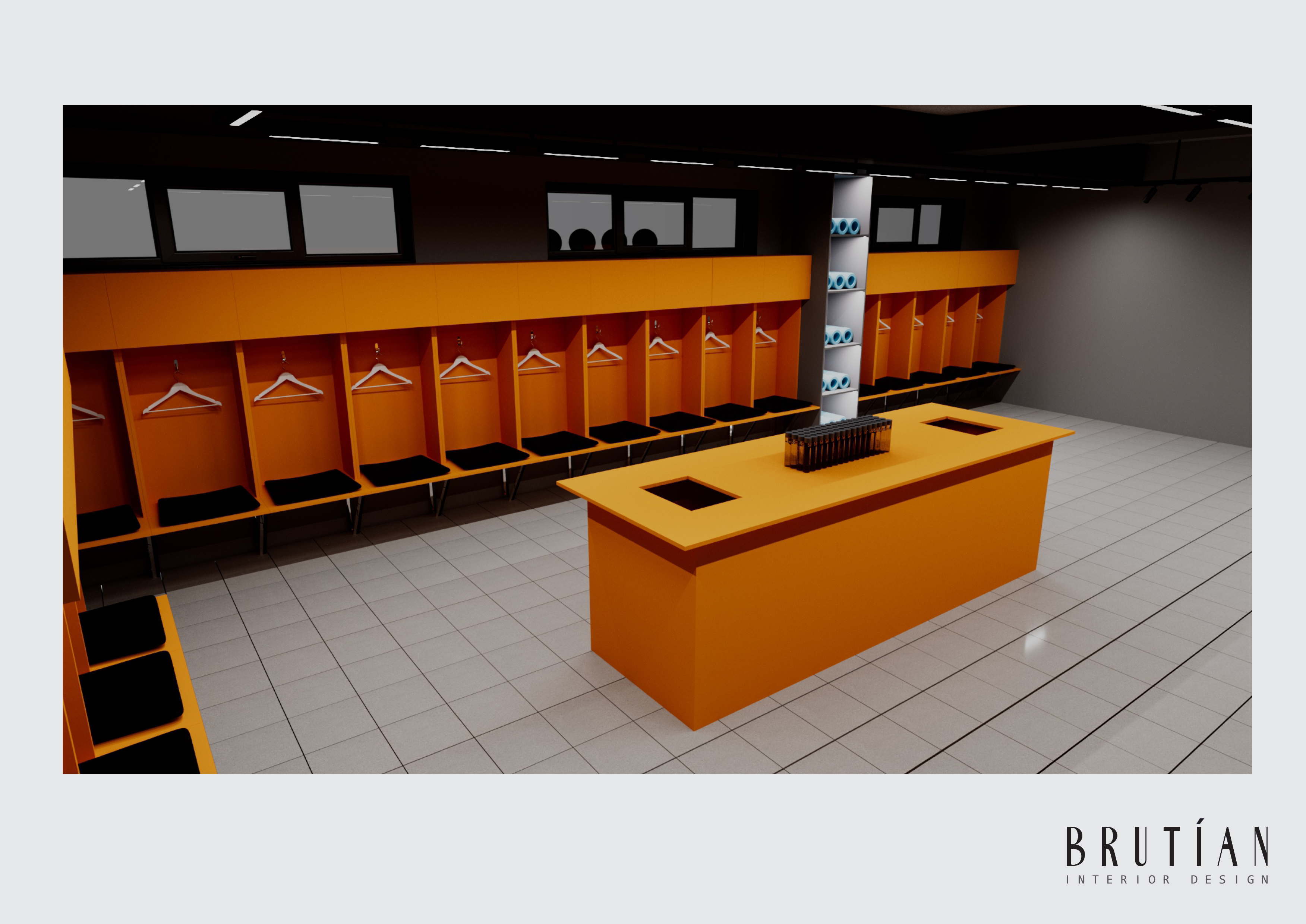 URARTU Football Club dressing room interior-9
