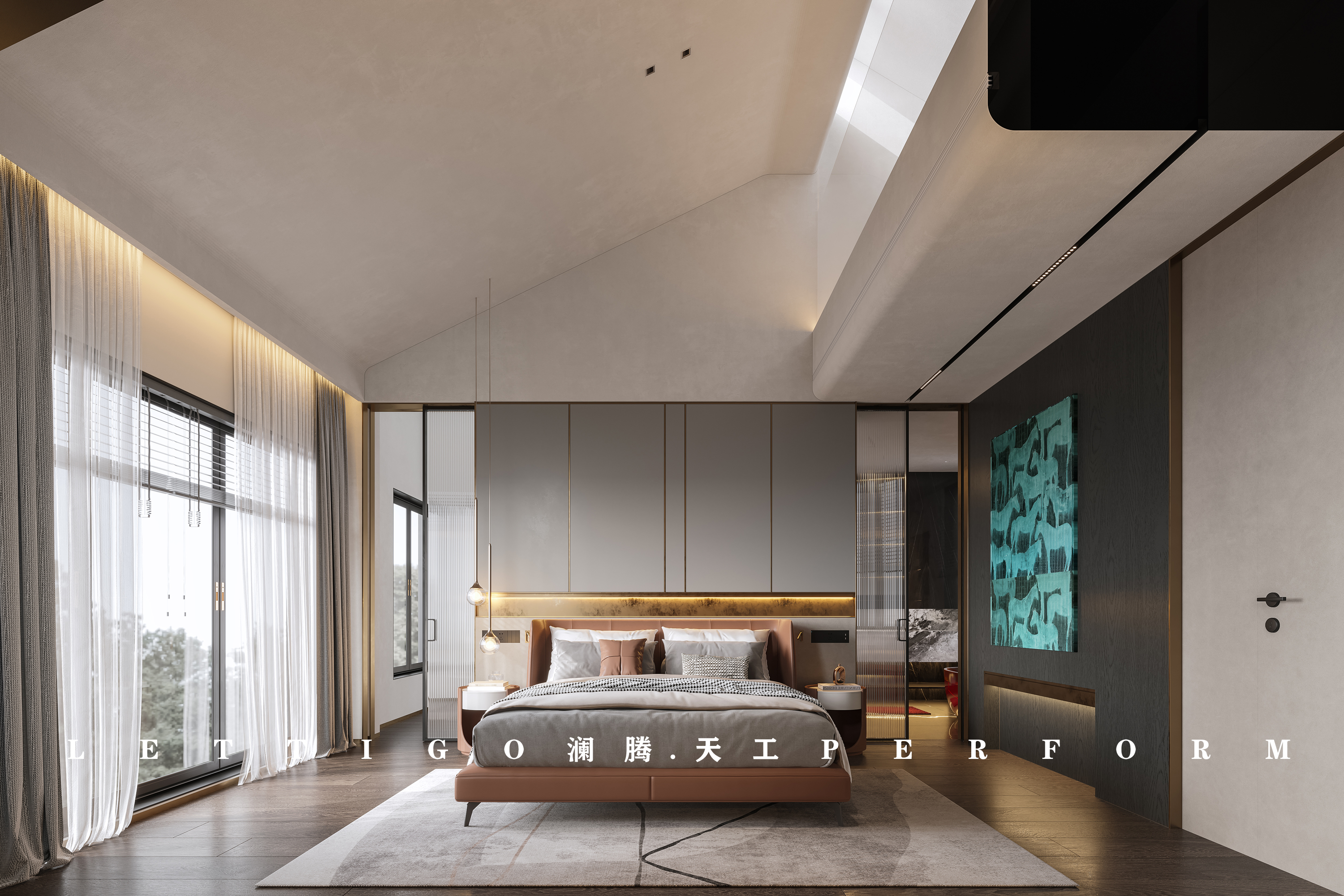 现代别墅大宅 ，耐看的设计才会越住越传舒心-12