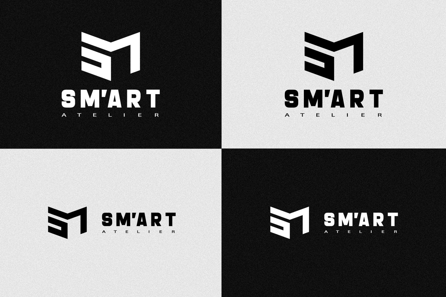 SM'ART ATELIER (Architecture) - logo visual identity-4