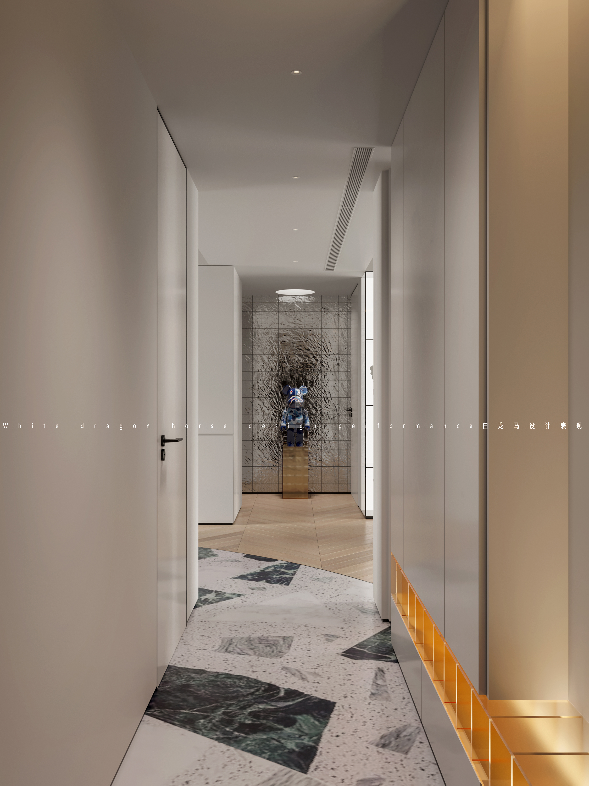 现代极简全屋——白龙马效果图-9