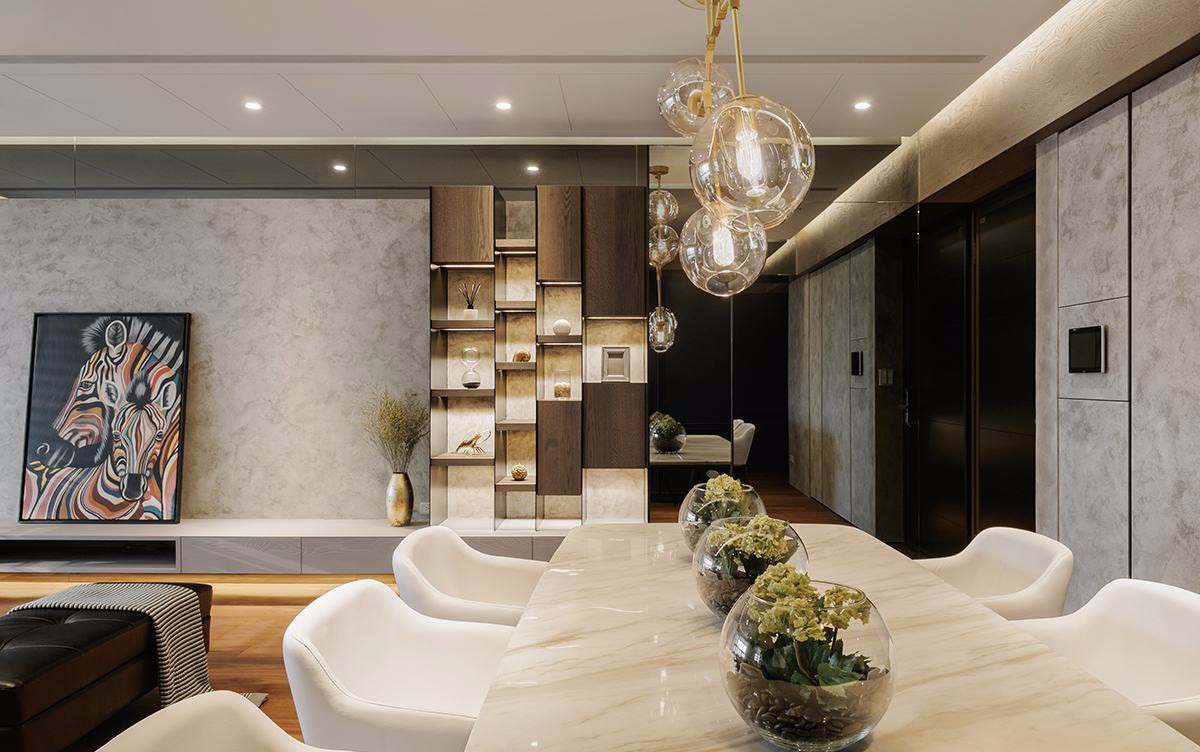 纽约中央公园风情，132m²混搭风住宅设计-4