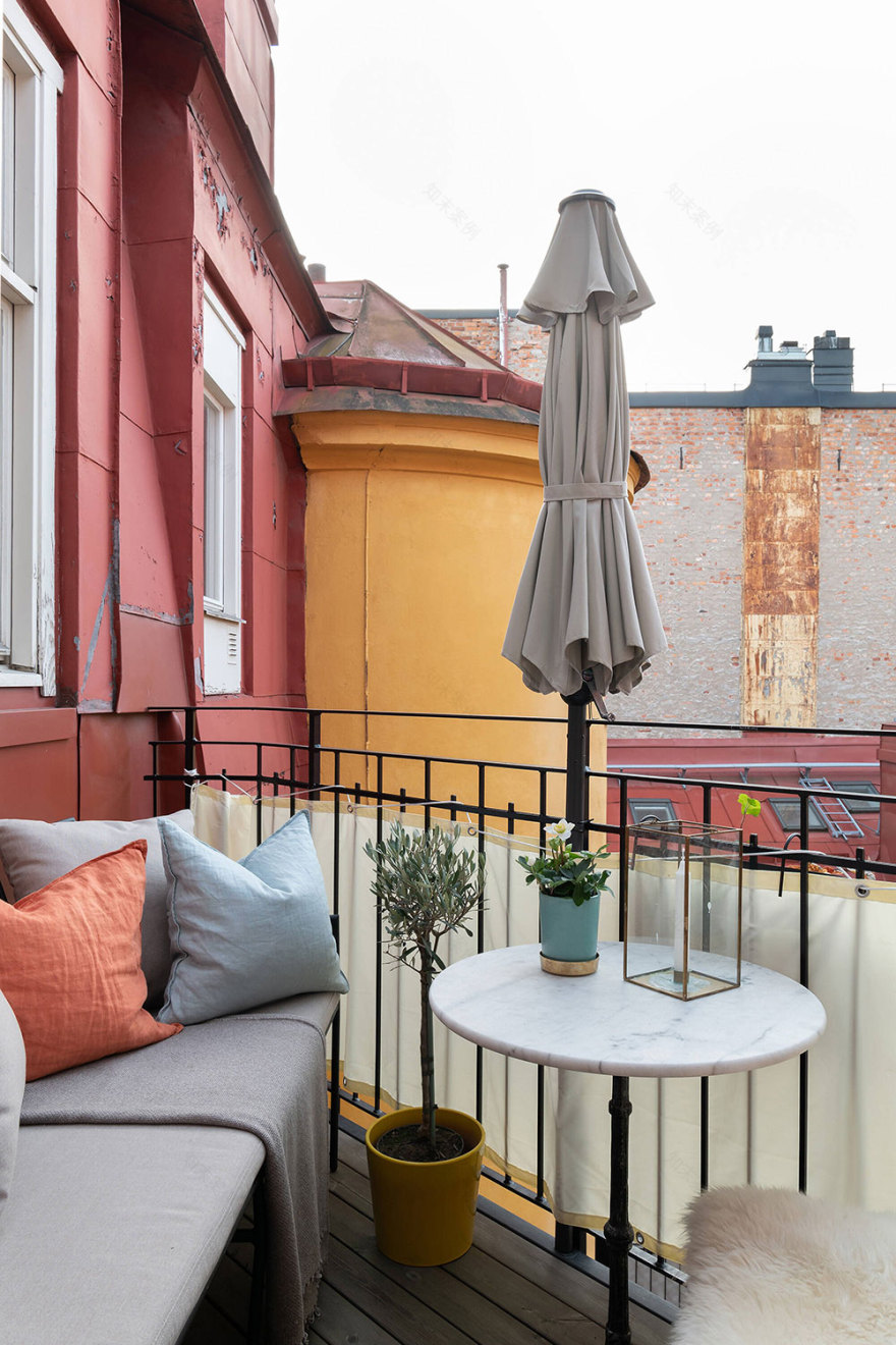 独特的斯堪的纳维亚风格公寓设计-12