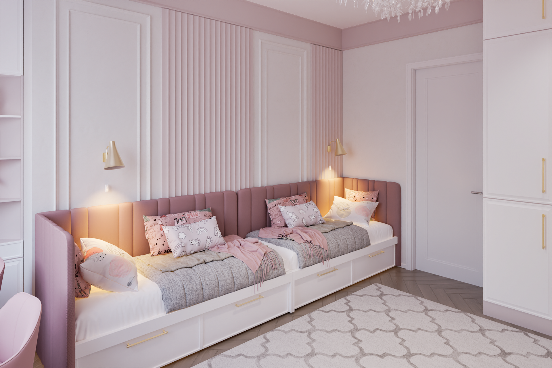 Bedroom for three girls-6