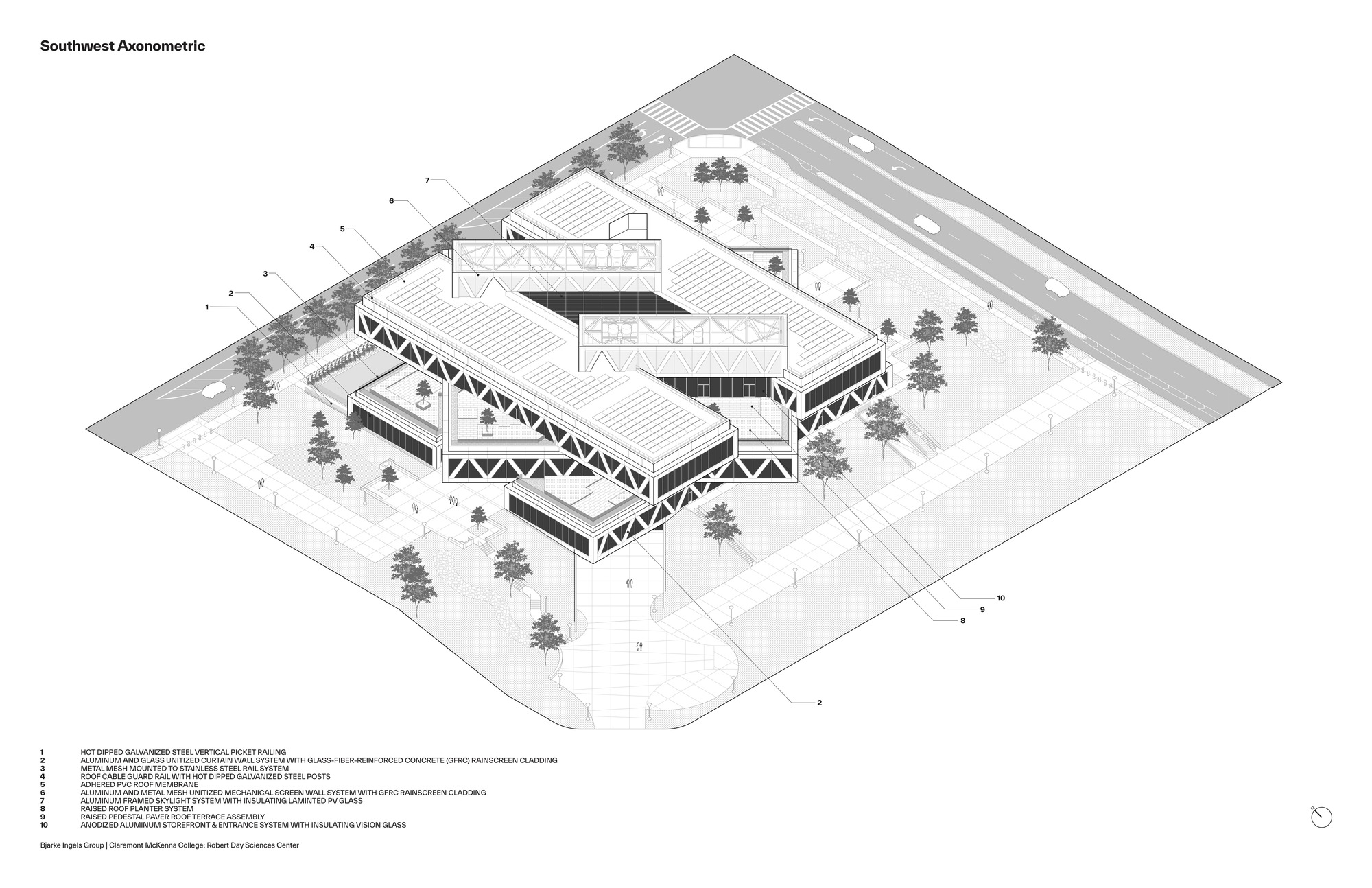 Claremont McKenna College Robert Day Sciences Center / BIG-70