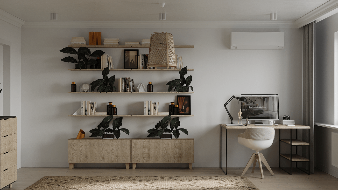 清新的小公寓，完美效果展现                     -9