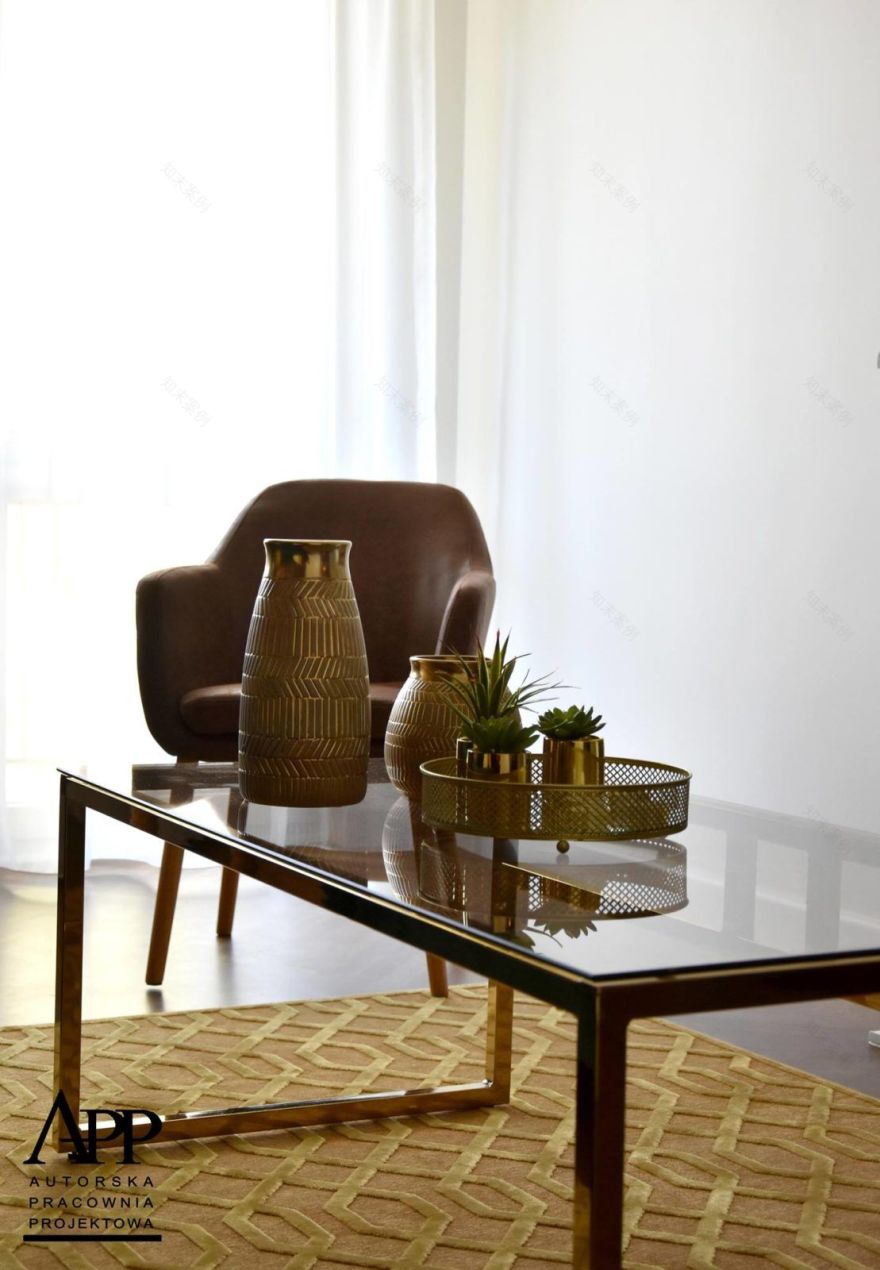 受新艺术风格启发的公寓室内布置丨波兰华沙丨Beata Linek设计工作室-8