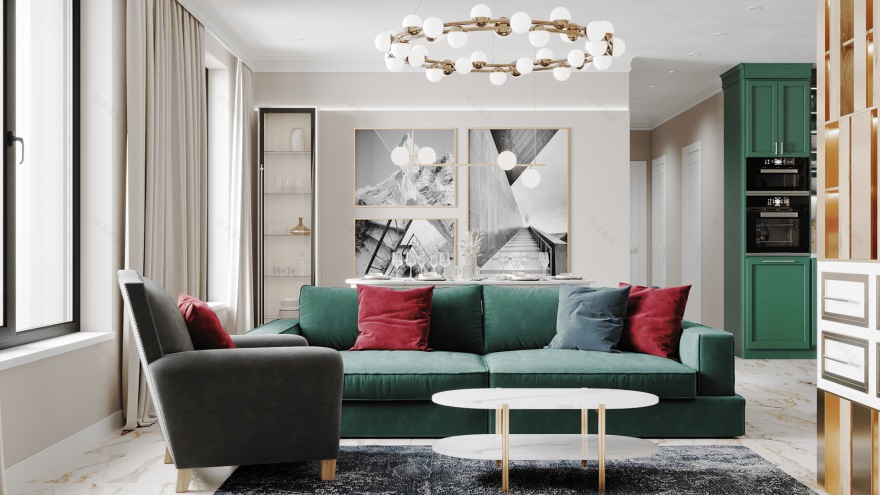 ЖК Time 两居室公寓设计-9