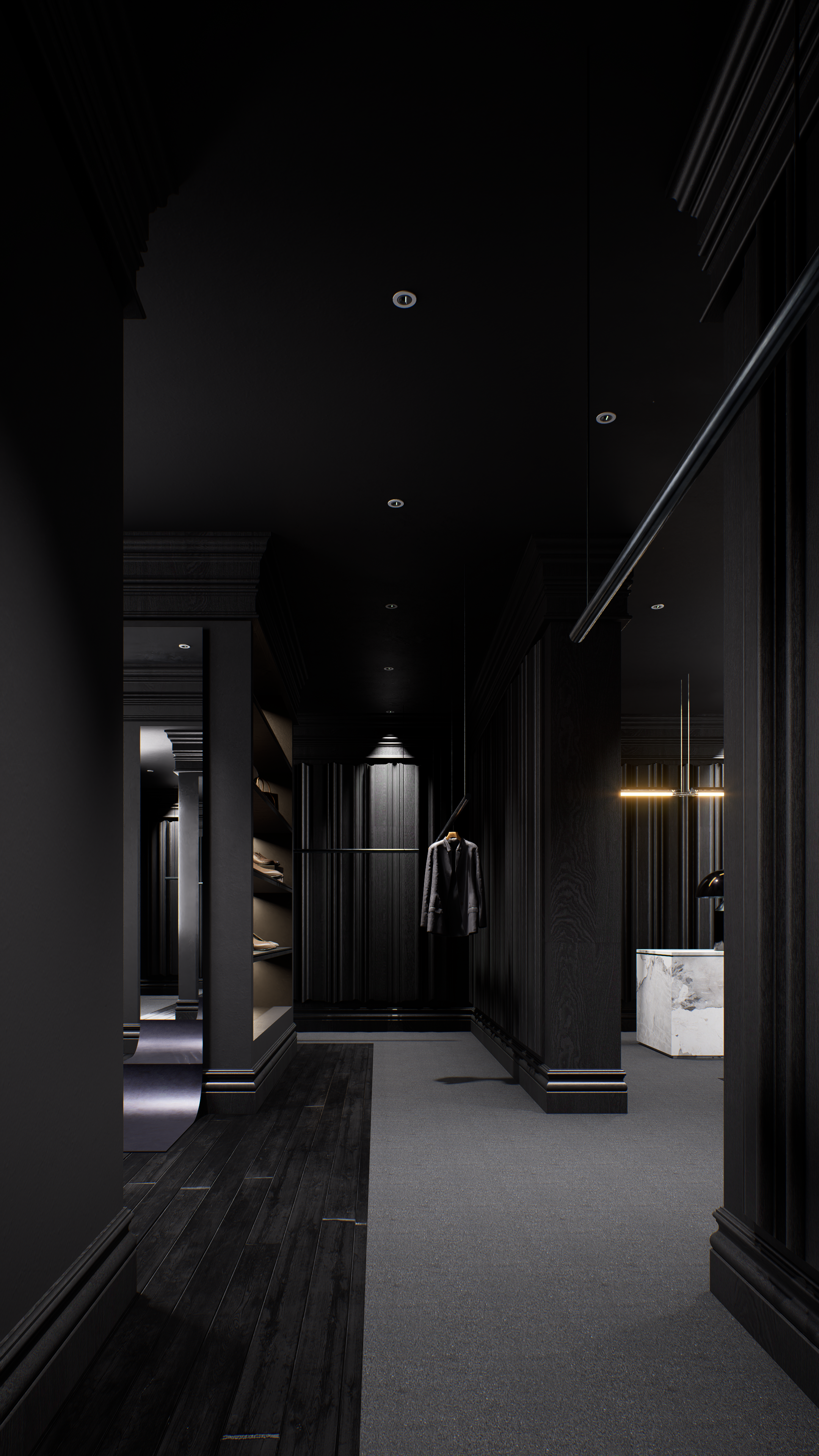 黑色系服装店【ZEN】哲恩设计-4