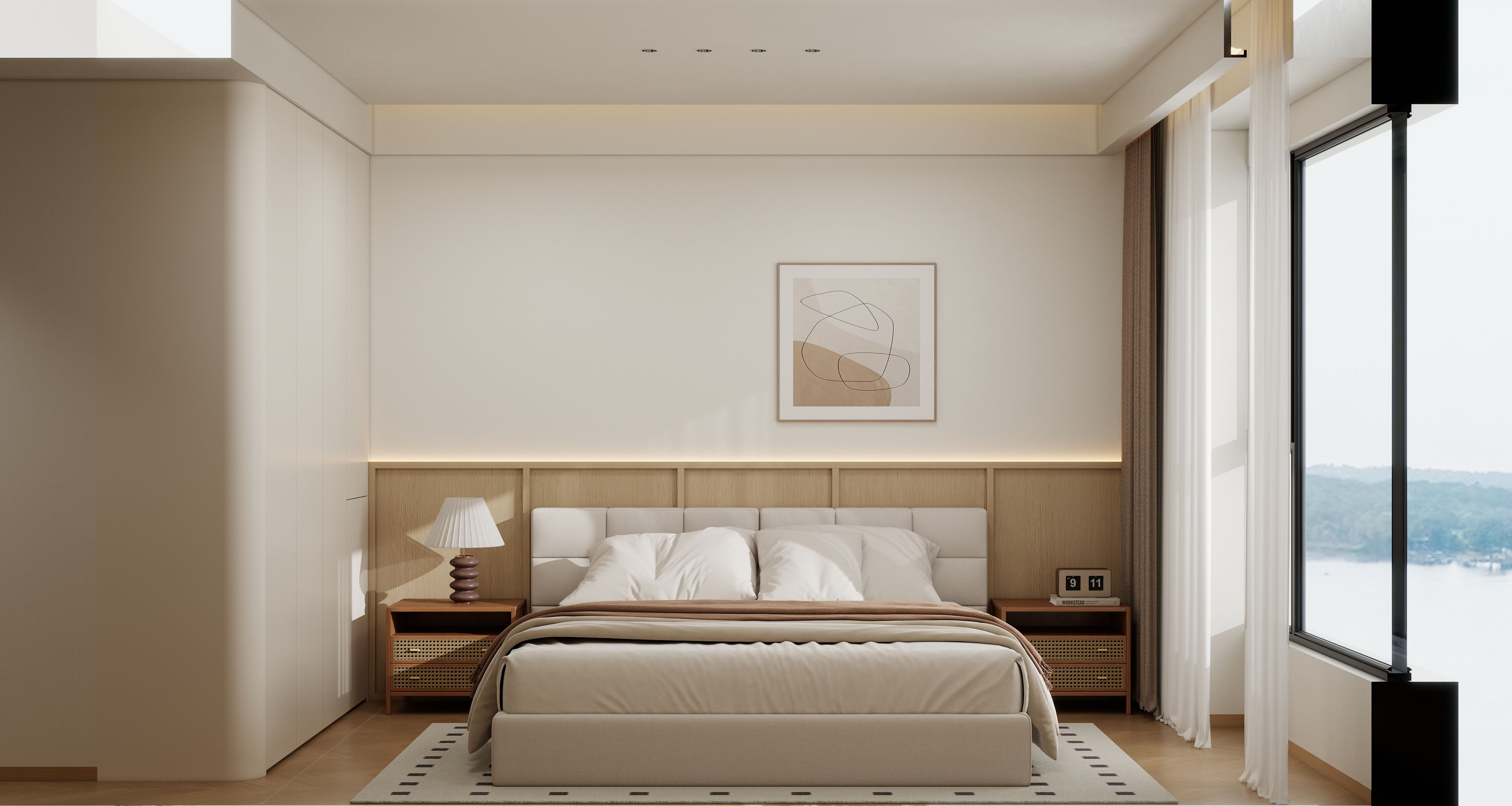 《白云·木屿》87㎡原木风实装案例丨中国广州丨广州市至雅设计装饰工程有限公司-52