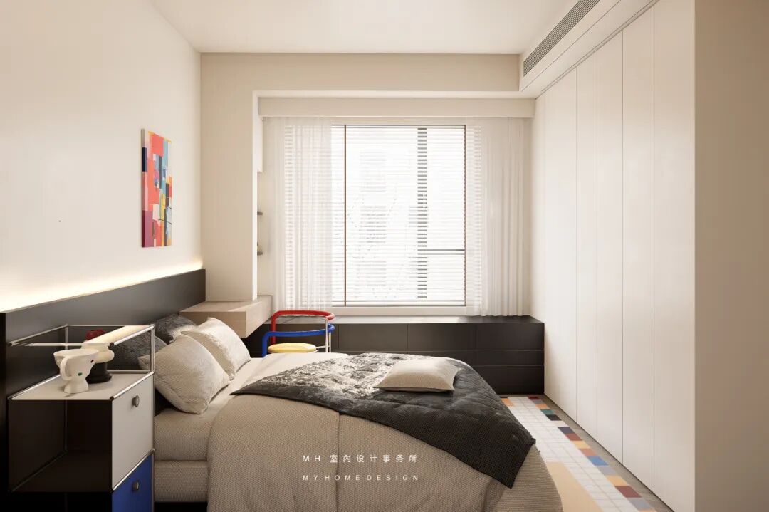 【首发】MH设计新作：多巴胺质感空间▏释放设计精神的内在表达-48