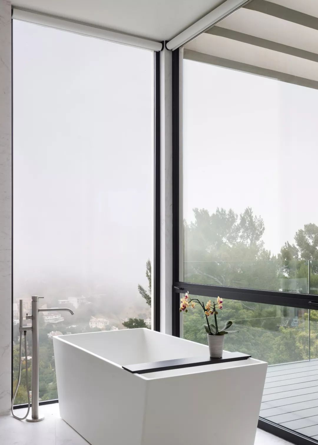 洛杉矶亿元豪宅 观景无边泳池-49