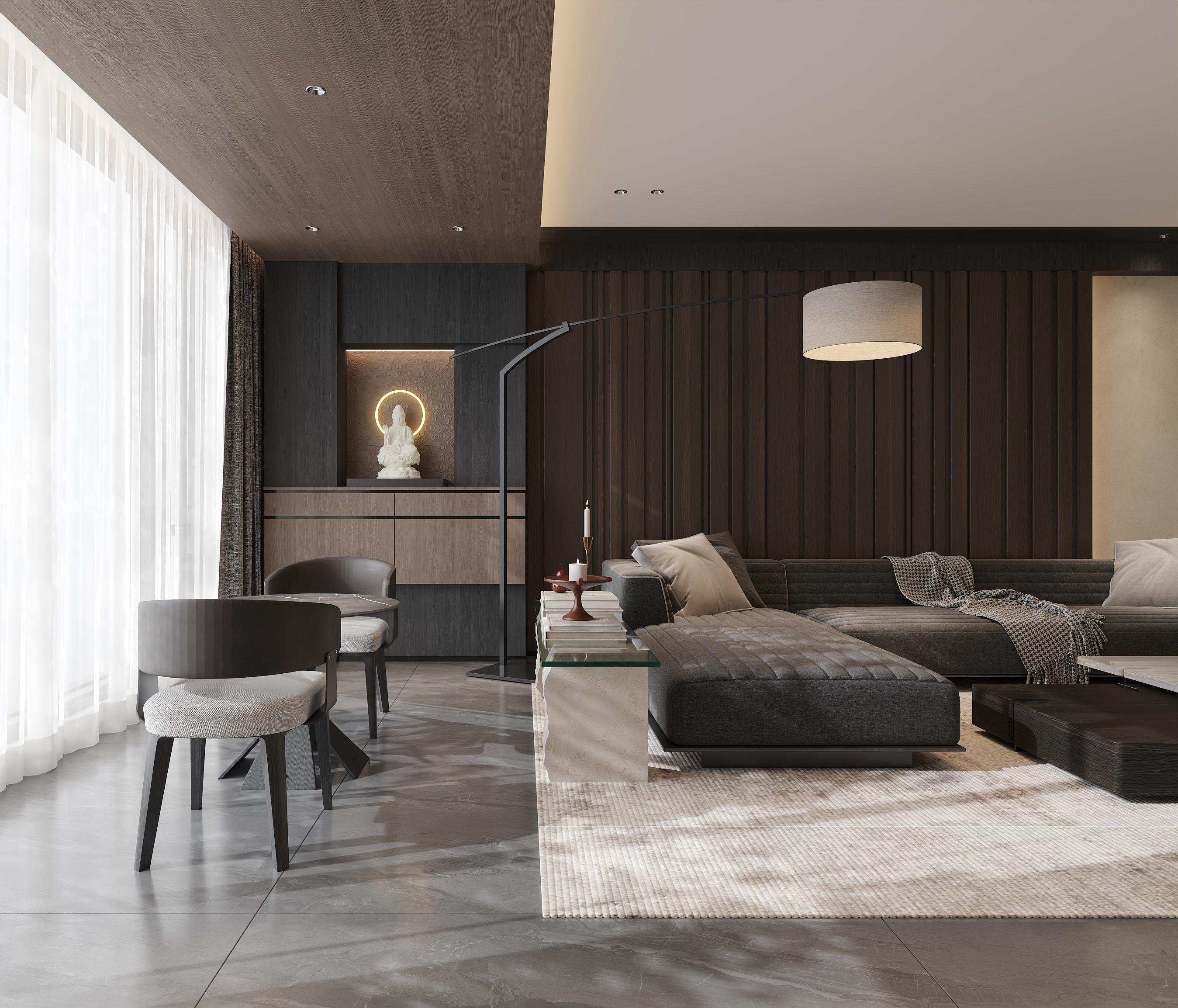 沈阳  润悦湾468㎡ 意式轻奢效果表现  节选一-7