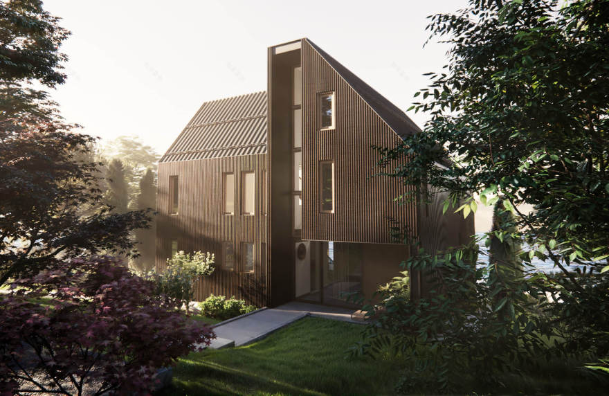 卡茨基尔山区的湖边小屋丨美国丨OPerA Studio-7