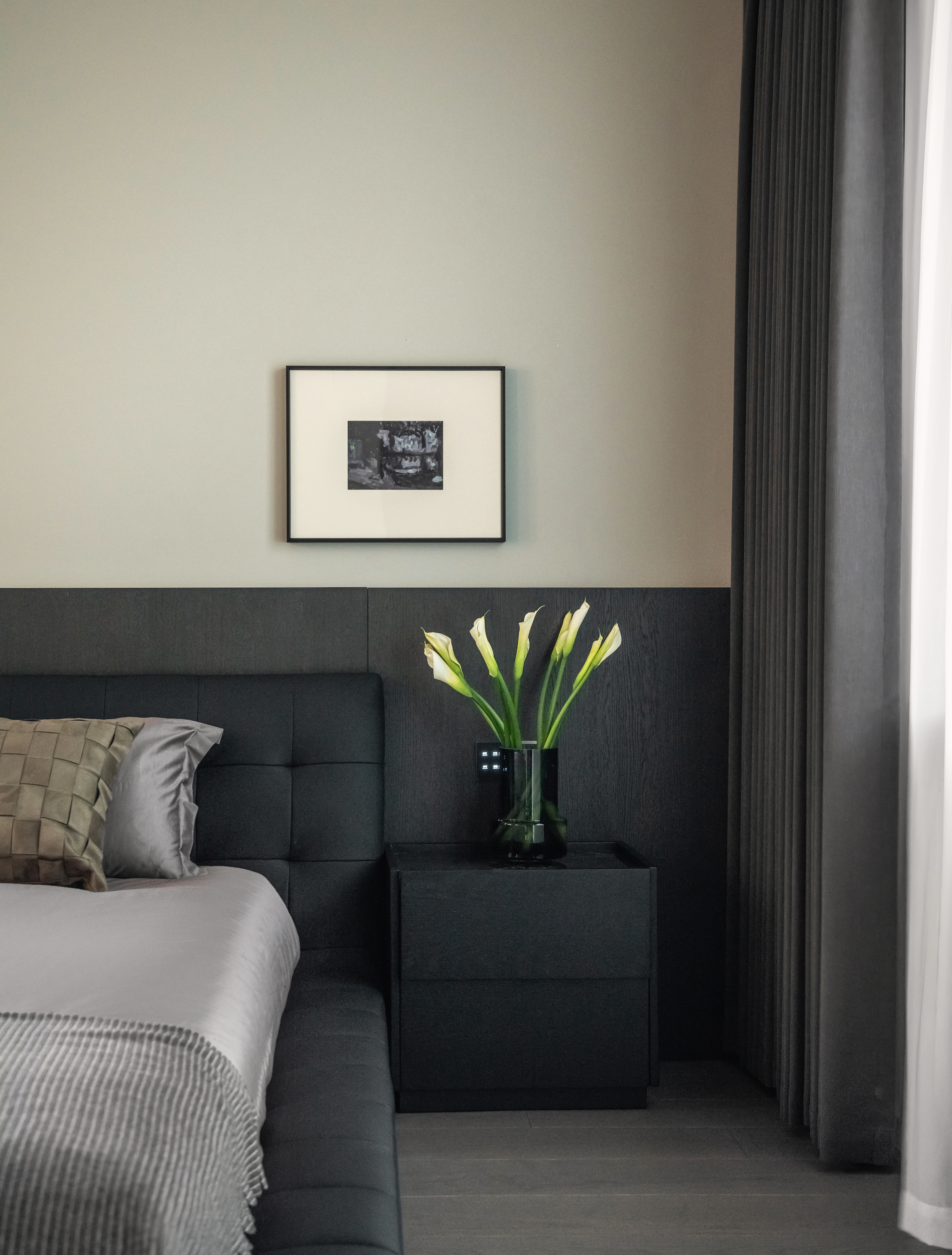 黑白重构,400㎡四层别墅的极简新生丨北岩-50