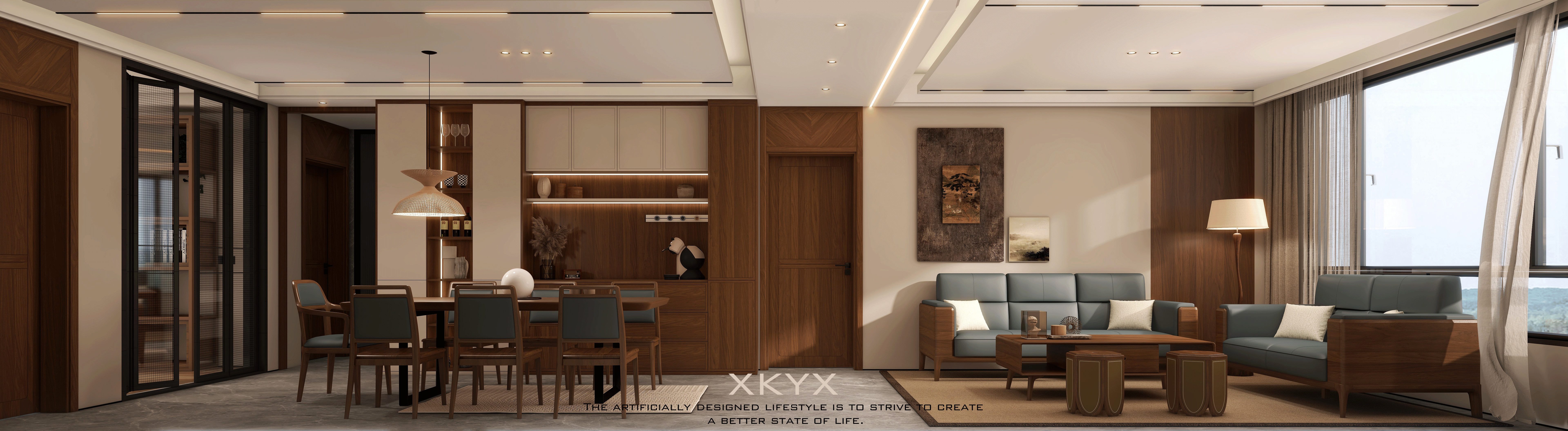 胡桃木效果表现/XKYX-1