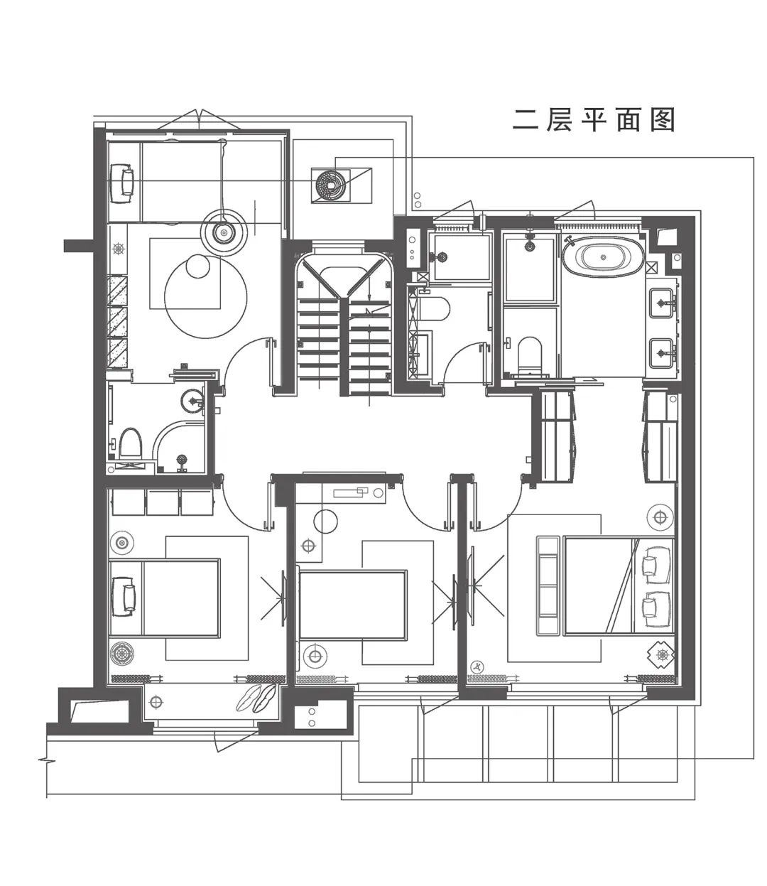 长沙万境松雅上,中,下叠样板间丨中国长沙丨本则设计-92