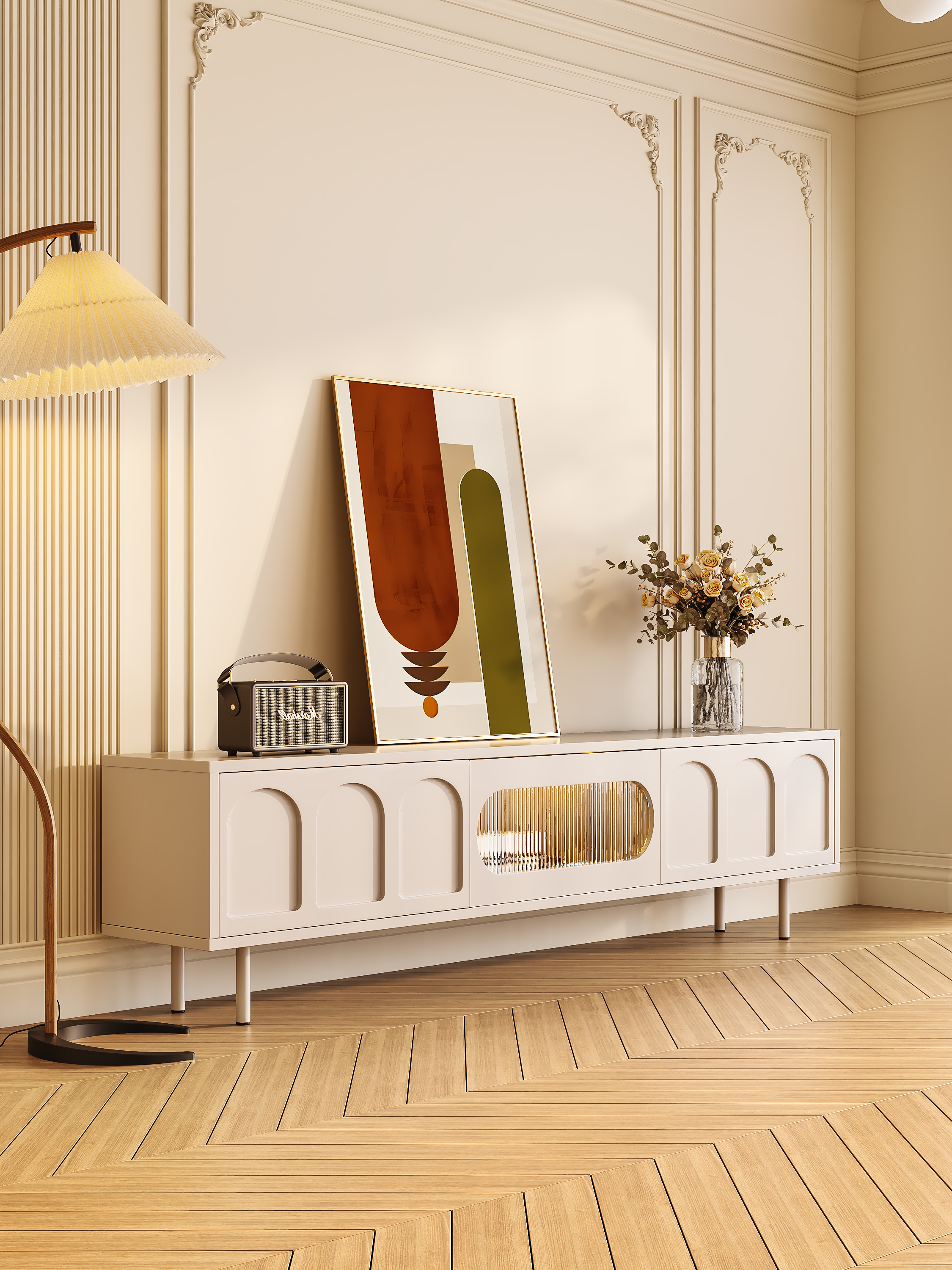 电商法式电视柜茶几图表现-6