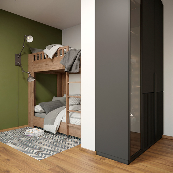 三室公寓室内设计-7