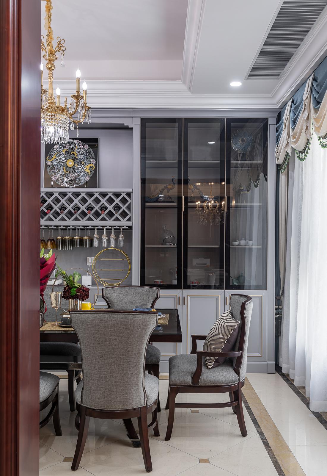 精装房改造,美式新古典邂逅浪漫优雅-18