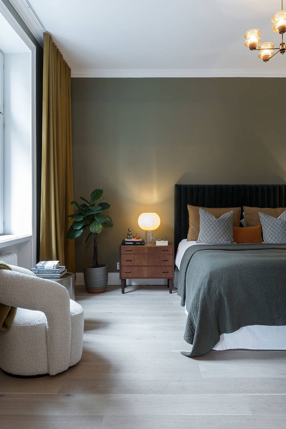 斯德哥尔摩活力橙公寓，复古风情的时尚空间-10