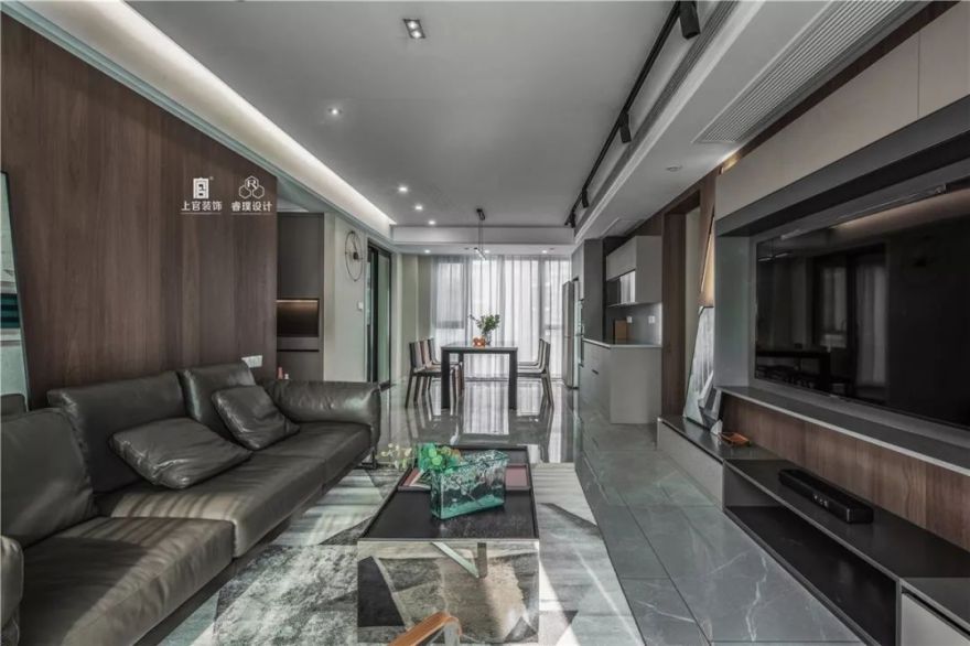 现代简约星河国际平层,卡布奇诺般的空间魅力-21