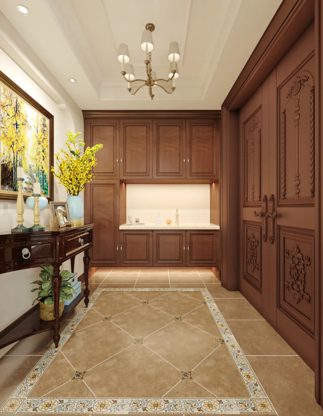 大连樱园山庄美式别墅设计丨中国大连丨壹平方设计师事务所-18