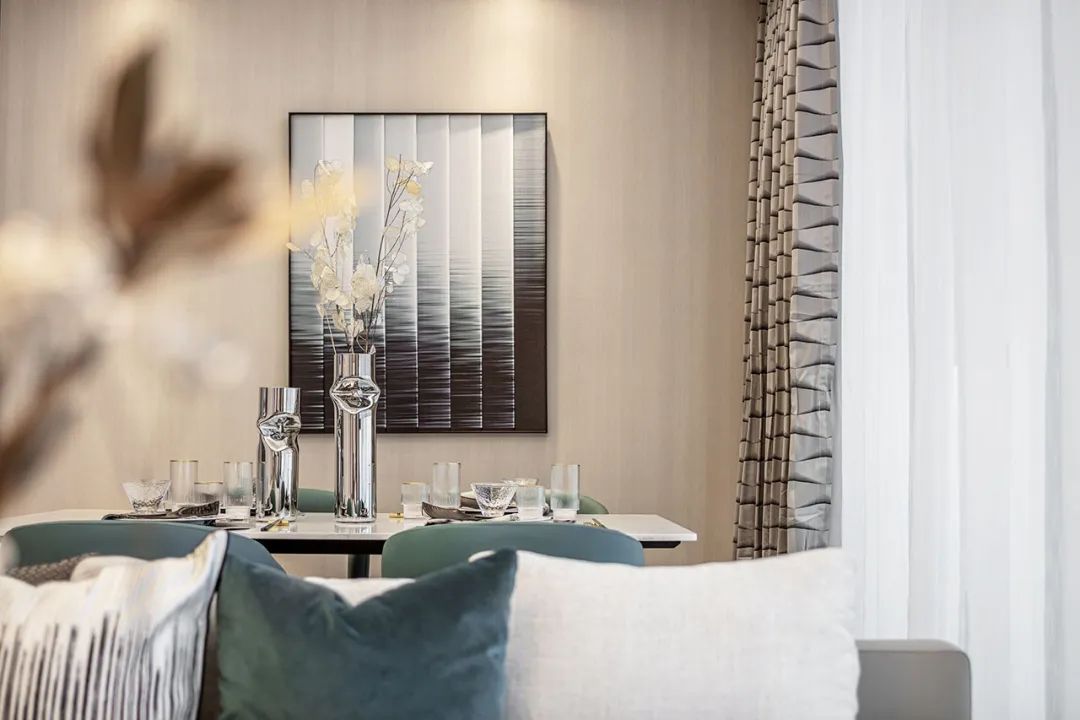 杭州中旅归锦府现代简约样板间 | 家的色彩与都市绿洲-39