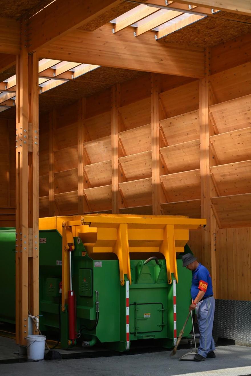 廊坊北凤道垃圾中转站设计丨中国河北丨园里建筑工作室-9