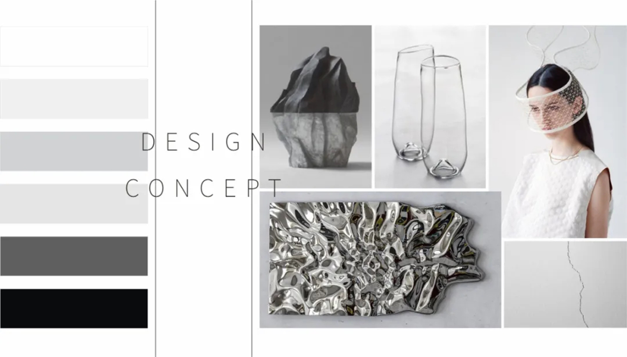 星河山海半岛顶层会所 | 黑与白的极简平衡之道-8