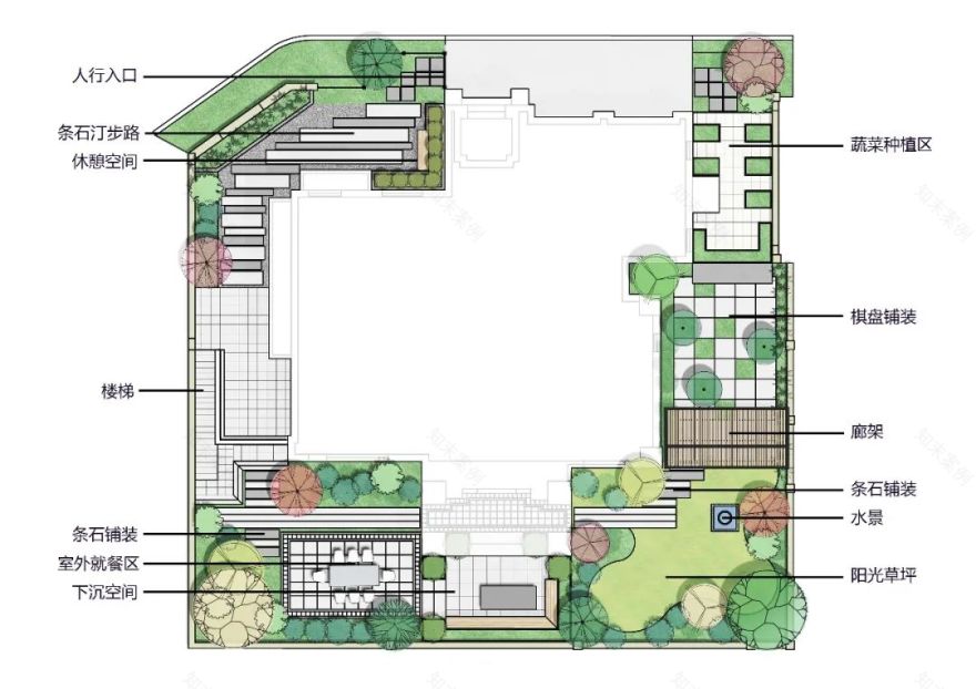 格拉斯小镇欧式庭院设计丨中国北京丨愚工造园-34